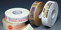 packaging tapes in different colors