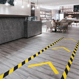 3M™ Floor & Safety Marking Tape applied on floor surface